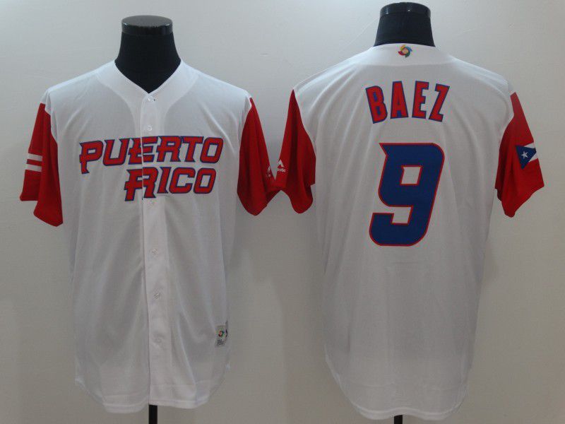Men Chicago Cubs #9 Baez White Game 2021 MLB Jerseys->chicago cubs->MLB Jersey